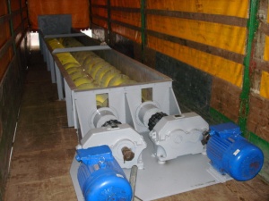 Винтовой (шнековый) конвейер, транспортер