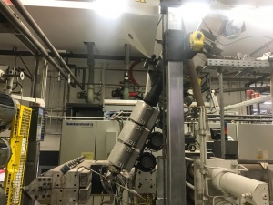 In-line линия с формовкой Illig RDM 70 KB и экструдером Battenfeld 120мм 1997 года