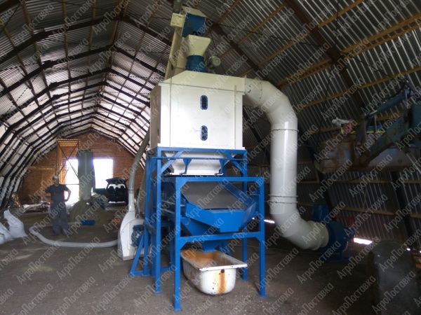 Колонна охлаждения гранул (гранулированного продукта)