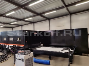 Оптоволоконный лазер в кабине для листов и труб XTC-1530GT/3000 Raycus