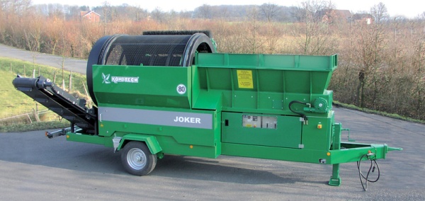 Барабанный грохот Троммель грунты песок 30м3