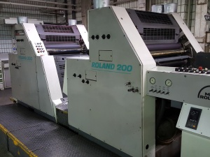 4-х красочную офсетную машину MAN Roland 204T OB, 1995 г.в, 42 млн. оттисков в Минске