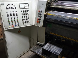4-х красочную офсетную машину MAN Roland 204T OB, 1995 г.в, 42 млн. оттисков в Минске