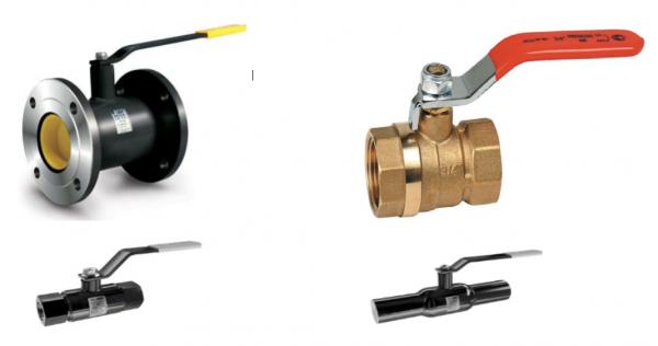 Краны шаровые в ассортименте