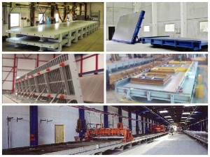 Оборудование для изготовления бетонных стеновых панелей, ЖБИ