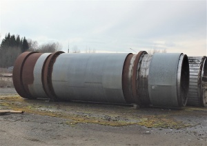 Сушильный барабан АБЗ WIBAU, 40 м3