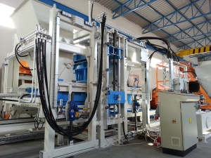 Вибропресс для производства тротуарной плитки Sumab R-400 Start (Швеция)