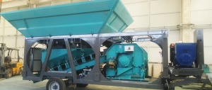 Мобильный мини бетонный завод Polygonmach Mob 60 м3/час
