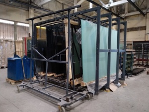 Компактный склад стекла DLF на 10 ячеек