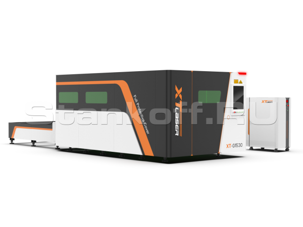 Станок оптоволоконной лазерной резки закрытого типа XTC-1530G/2500 IPG