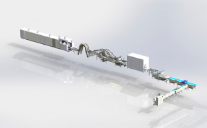 Линия производства вафли