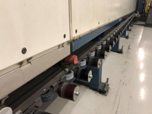 Линия сборки стеклопакетов Lenhardt 2700 х 5000 мм с газовым прессом и роботом
