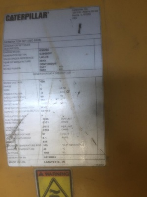 ГПД газовый двигатель Caterpillar 3520, 2014 г.,2 Мвт