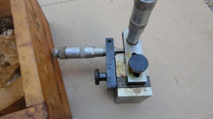 Приспособление для промера гребенок к резьбонарезным головкам тип 2К