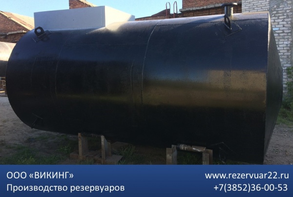 Резервуар горизонтальный стальной для АЗС