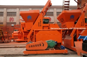 Двухвальный Скиповый бетонсмеситель JS500 миксер бетоносмеситель