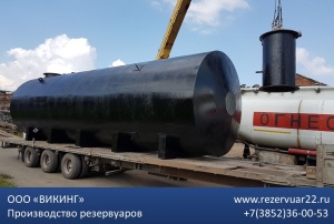 Резервуар горизонтальный стальной для АЗС