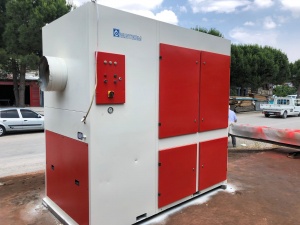 Фильтрационная установка после модернизации для станка воздушно-плазменной резки с контроллером управления Расход воздуха 8000 м3 в час