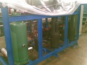 Плиточные АСМП и АСМПВ, агрегаты на 4-х винтовых битцер HSN8591-160 и 3-х и 4-х винтовых компрессорах Битцер HSК8581-160