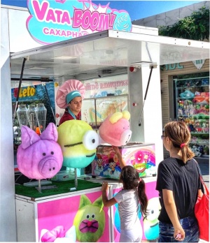 Аппарат для сахарной ваты CANDYMAN GAS (газовый) настольный