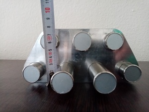 Магнит для бункера, бункер сушилок на 7 стержней