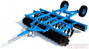 Прицепная двухрядная дисковая борона БДП 4×2