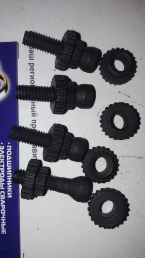 Звездочки к винторезным головкам и винты.5К, 5КА