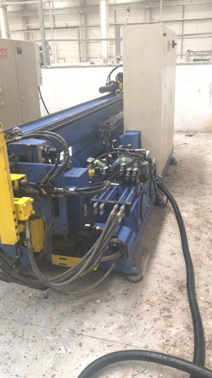 ТРУБОГИБОЧНЫЙ СТАНОК YLM, Тайвань. c ЧПУ 5 осей, трехматричный с проталкиванием до 38 трубы