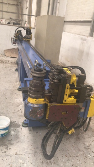 ТРУБОГИБОЧНЫЙ СТАНОК YLM, Тайвань. c ЧПУ 5 осей, трехматричный с проталкиванием до 38 трубы