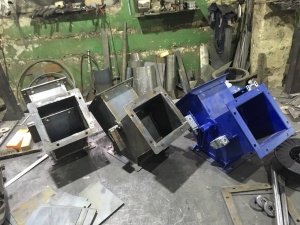 Задвижки реечные, клапаны перекидные