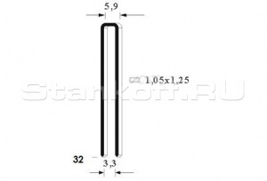 Скоба каркасная 90/32