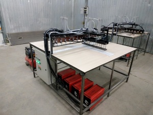 Линия раскроя полипропиленового рукава под биг бэги