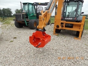 Грейферный захват для сортировки мусора, камней, корней, щепы