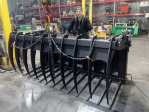 Захват для сена на погрузчик