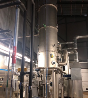 Десульфитатор Padovan для сусла с ситемой нейтрализации SO2