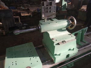 Этапы производства и сборки специального бандажировочного станка мод. РТ5004 для РЖД