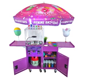 Аппарат для сахарной ваты CANDYMAN GAS PRO (газовый) - полная автономность