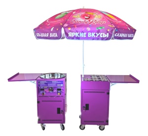 Аппарат для сахарной ваты CANDYMAN GAS PRO (газовый) - полная автономность