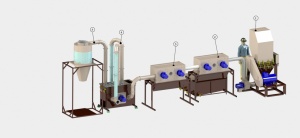 Линия переработки пленки (200кг/ч)