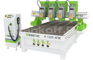 Фрезерно-гравировальный станок с ЧПУ WoodTec H 1325 4FM