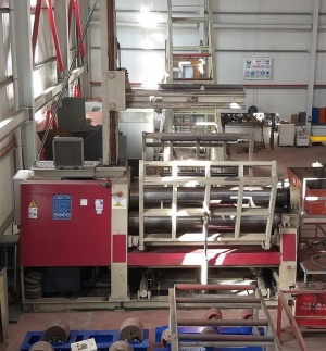 Вальцы AHS 30/32-40 3100мм рабочая ширина, гибка до 40мм с поддержками