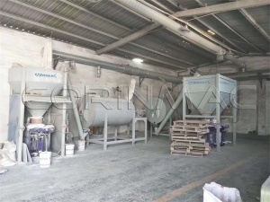 Мини-завод для производства сухих строительных смесей