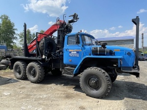 Лесовоз Урал 5557 с манипулятором VM10L74 Палфингер Велмаш