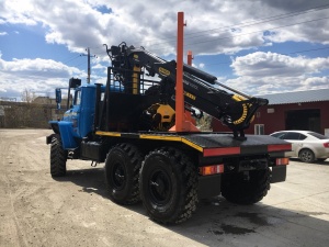 Новый лесовоз Урал 2026 г.в. с манипулятором Госсубсидия