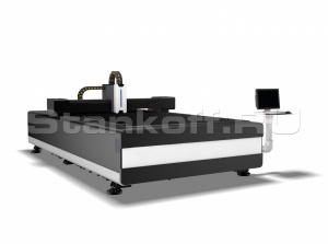 Оптоволоконный лазерный станок для резки металла LM-1530C/1500 Raycus