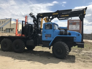 Новый лесовоз Урал 2026 г.в. с манипулятором Госсубсидия