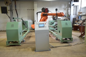 Установка сварки кольцевых и продольных швов роботы комплекс