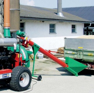 Винтовой конвейер Mus-Max (Австрия) с зерновой пушкой