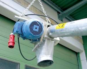 Винтовой конвейер Mus-Max (Австрия) с зерновой пушкой