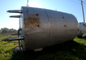 Емкости нержавеющие В1-ОХЕ-25, объем -25 куб.м., вертикальные, термос